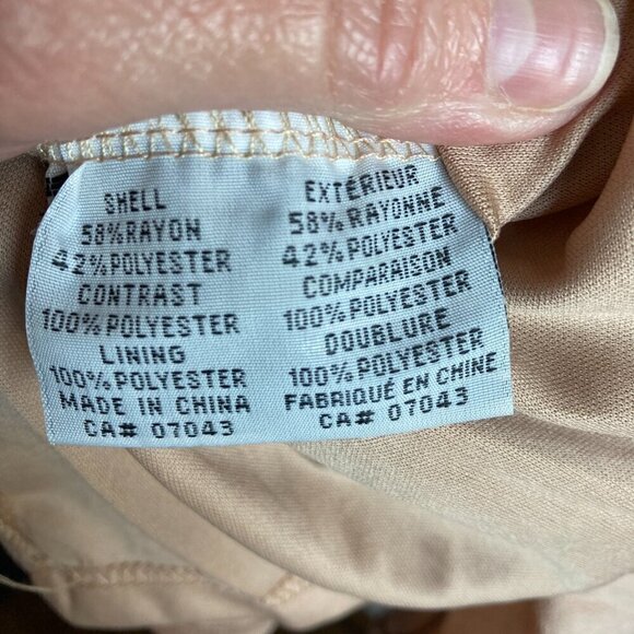 REBELLION  AGAIN  RUFFLeD LONG BOHO LACE MAXI DRESS SIZE SMALL- BEIGE - Picture 11 of 12